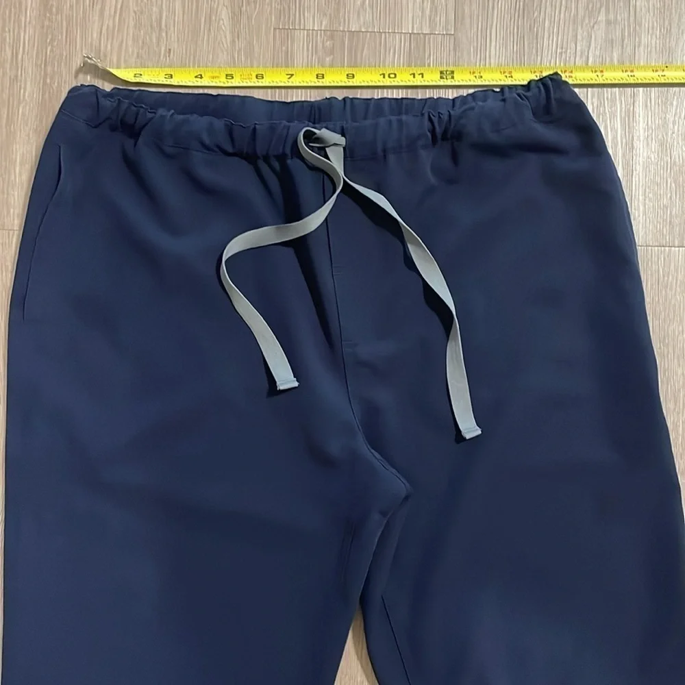 Figs Men’s Scrub Pants Medium Blue Technical Collection Basic Stretch Causal